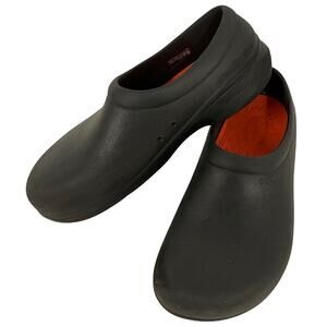 Men's 6-Women's 8 Croc on the Clock LiteRide Work Slip-on Shoes Slip Resistant